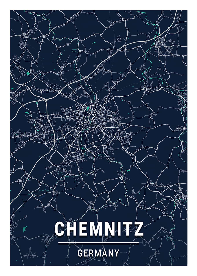 Chemnitz Blue Dark Color