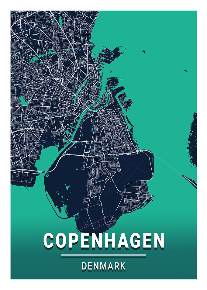 Copenhagen Blue Dark Color