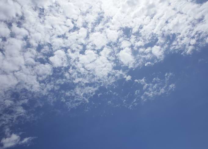 Blue sky with clouds