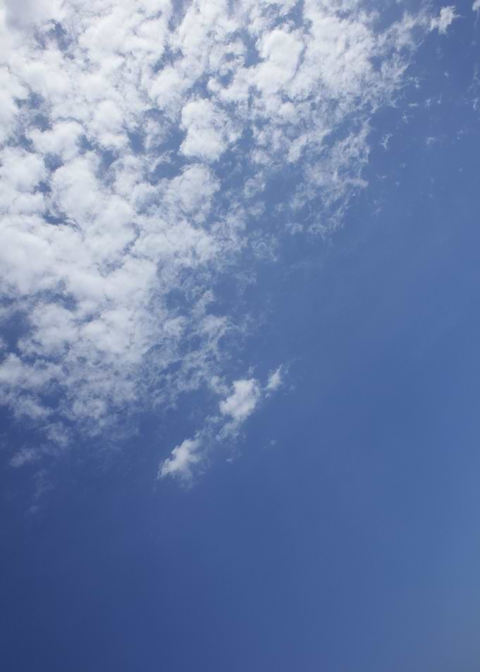 Blue sky with clouds
