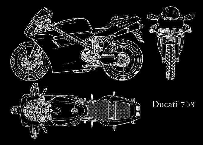Ducati 748 Blueprint