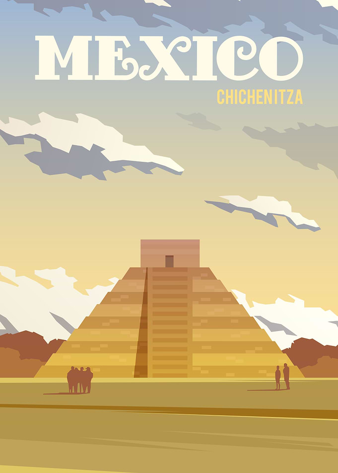 Mexico Travel Poster