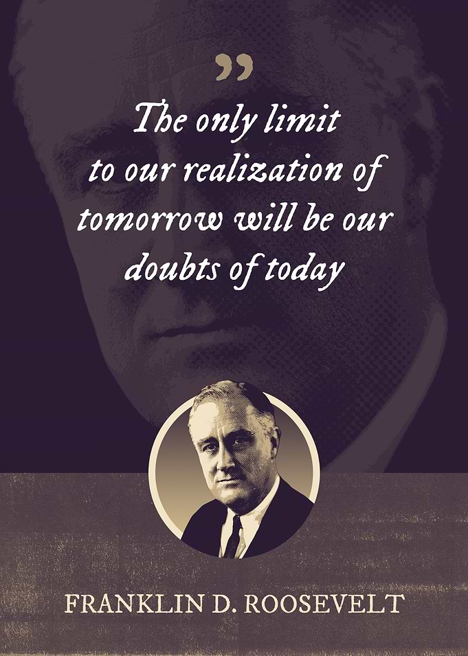 The only limit to our