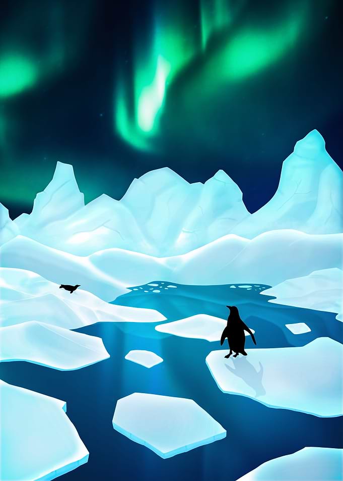 Ice Floe Landscape