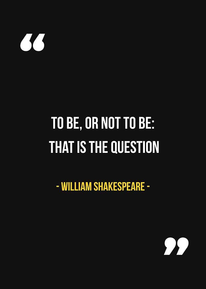 William Shakespeare Quote