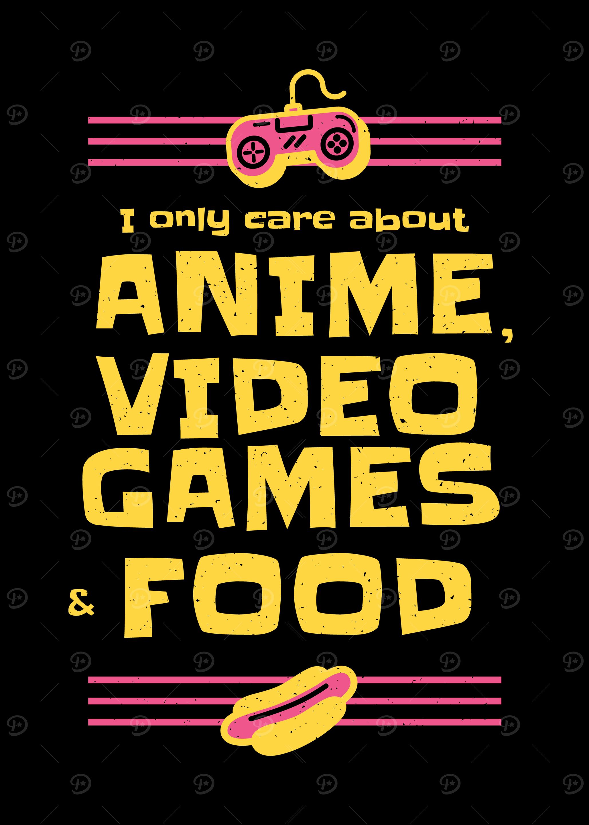 Anime Video Games and Food
