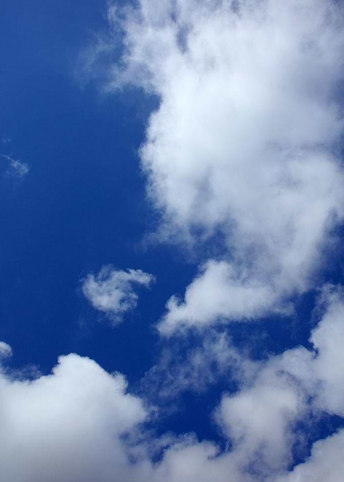 Summer sky with clouds