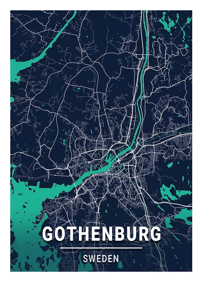 Gothenburg Blue Dark Color
