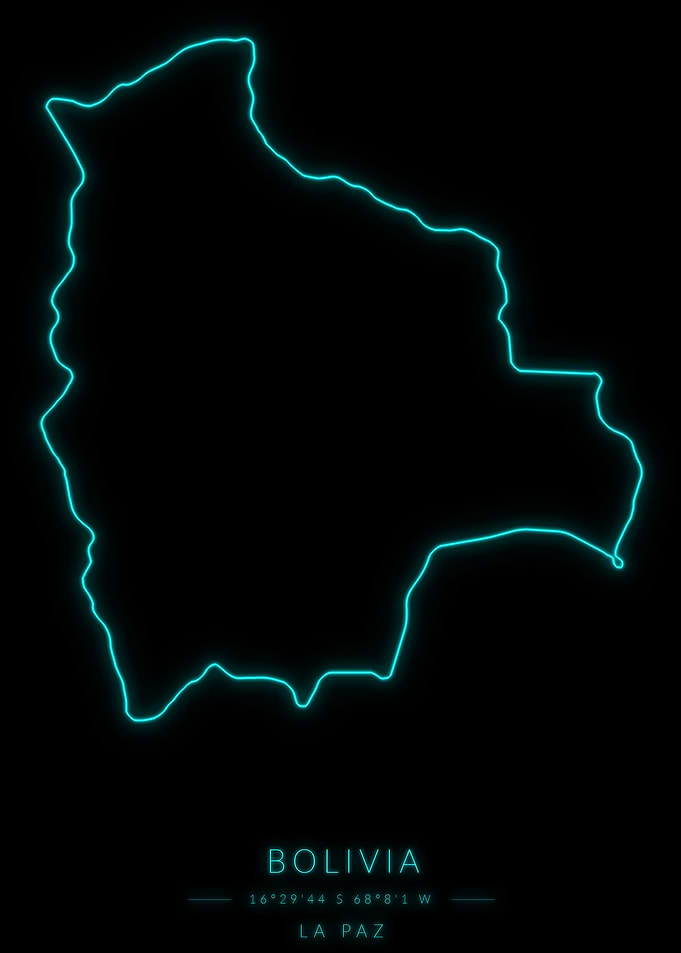 Bolivia Neon