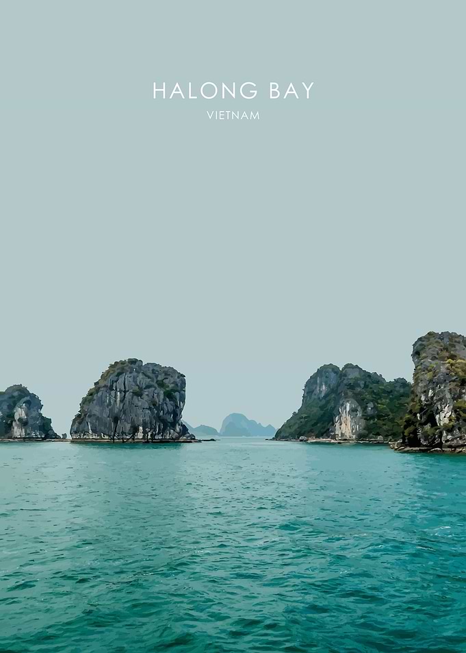 Halong Bay Vietnam Artwork