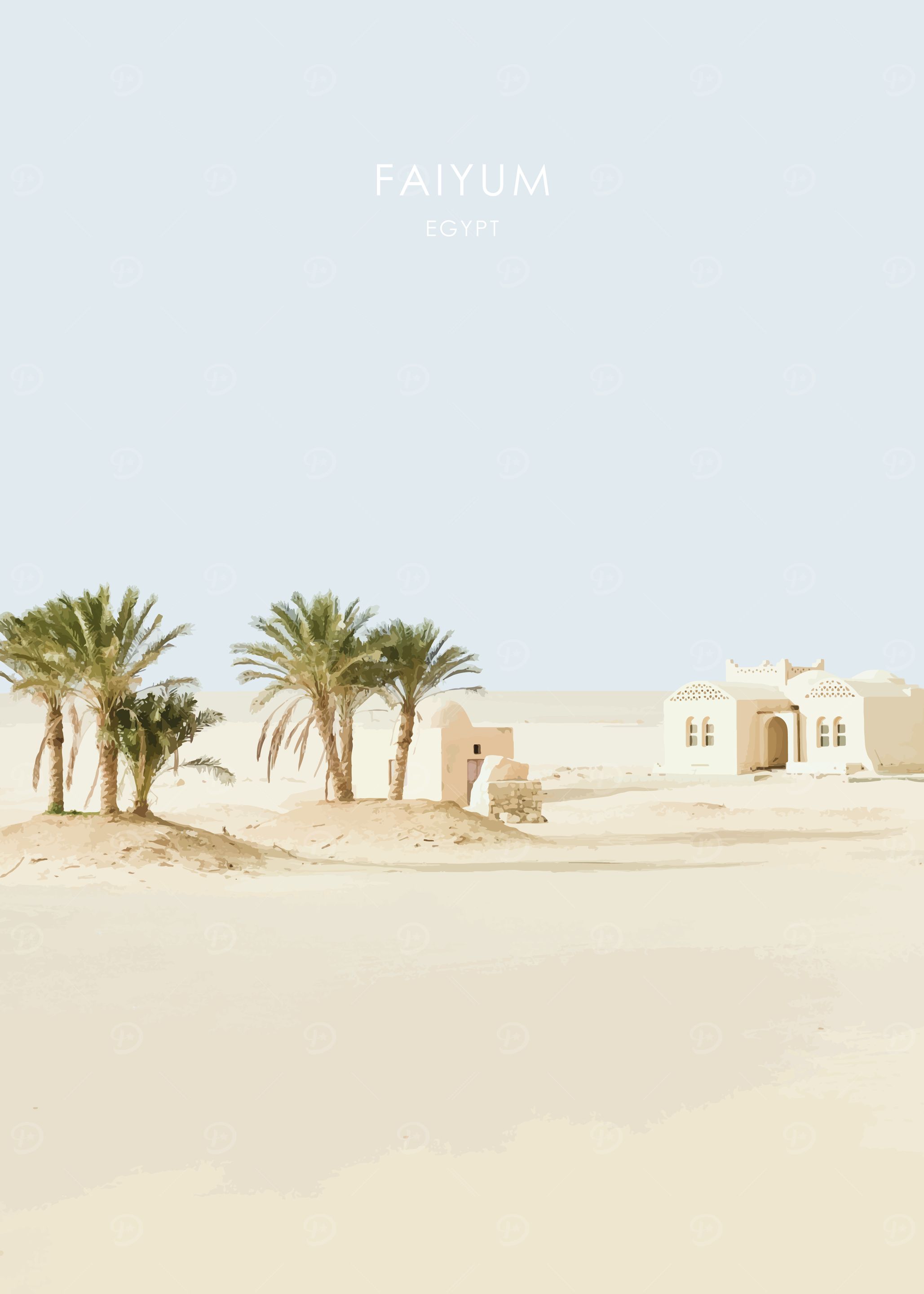 Faiyum Egypt Desert Oasis