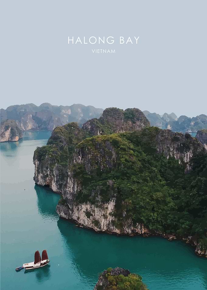 Halong Bay Vietnam Artwork