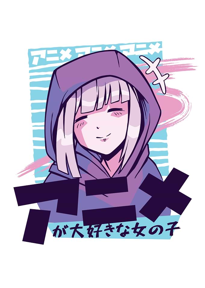 Kawaii Manga Girl Gift for