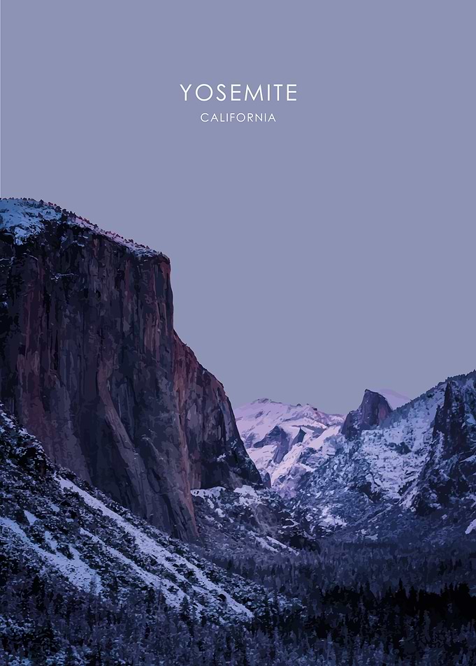 Yosemite Twilight Artwork