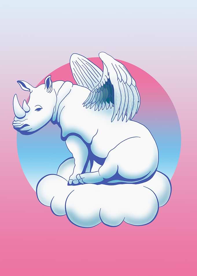 White Rhino Angel