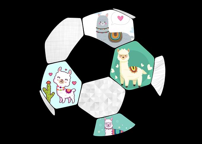 Llama Soccer Cute Soccer