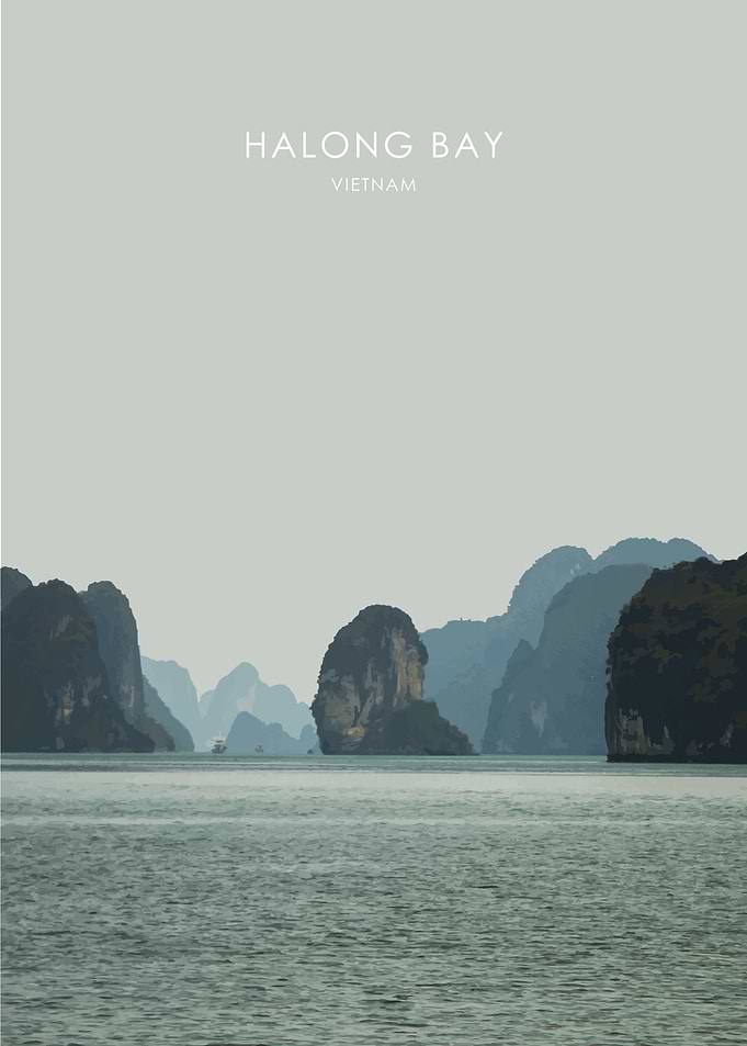 Halong Bay Vietnam Artwork