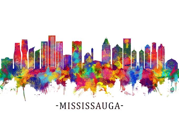 Mississauga Canada Skyline