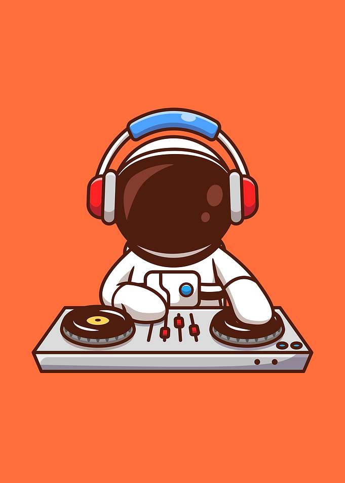 Kawaii Astronaut DJ