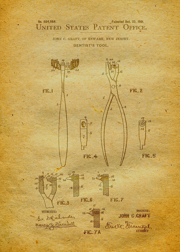 23 Dentists Tool Patent