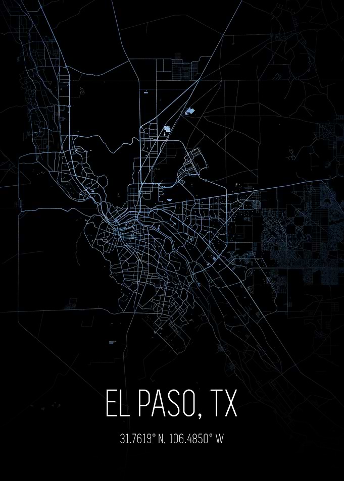El Paso City Map