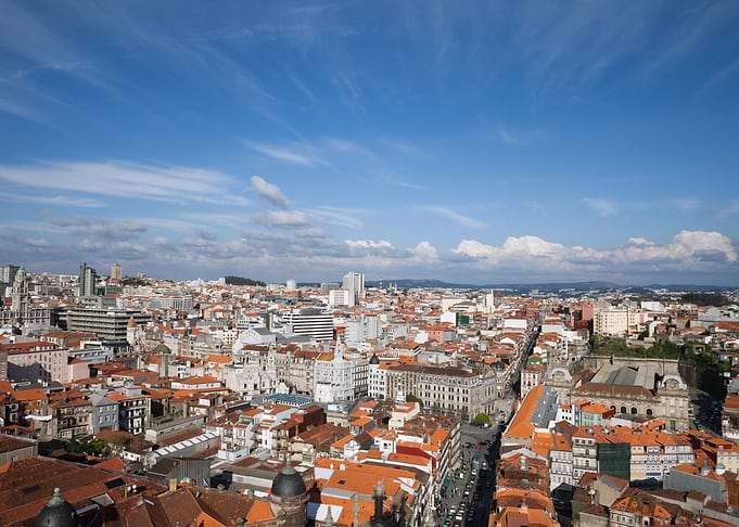 Porto City Aerial View