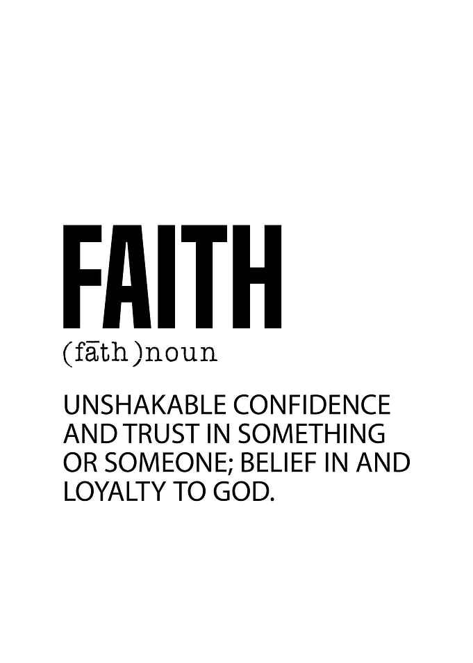 Faith Bible Quote Decor