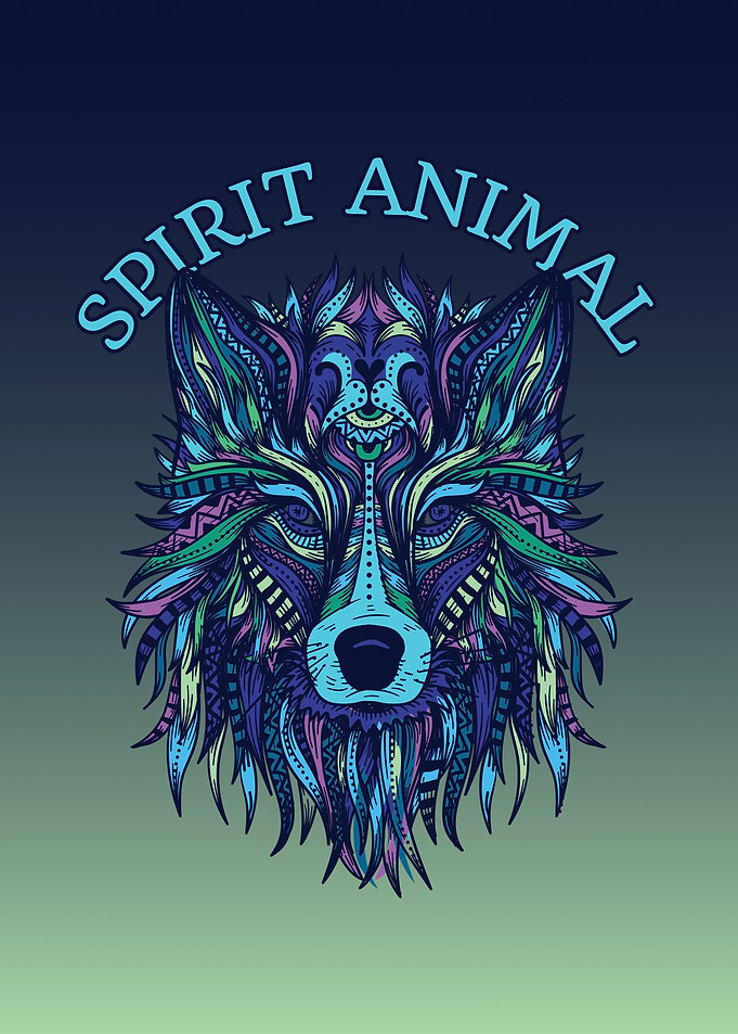 Mandala Wolf