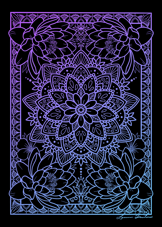 Neon Mandala