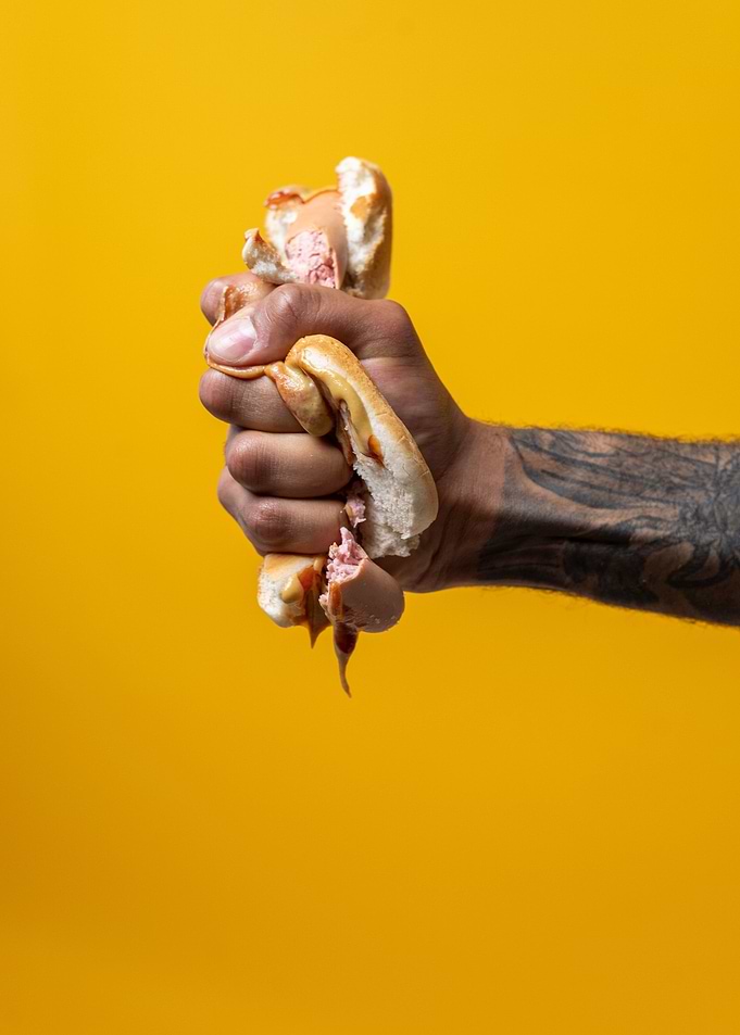 Squished Hotdog