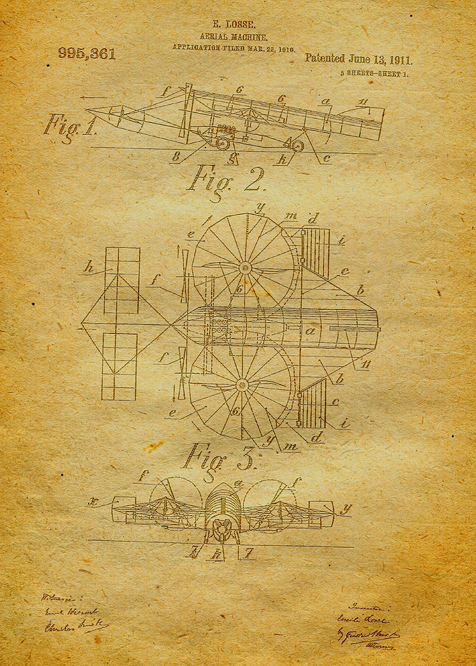 78 Aerial Machine Patent