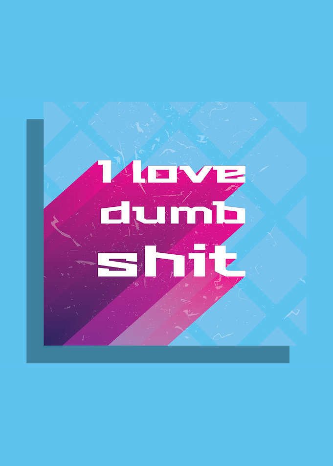 I love Dumb Shit