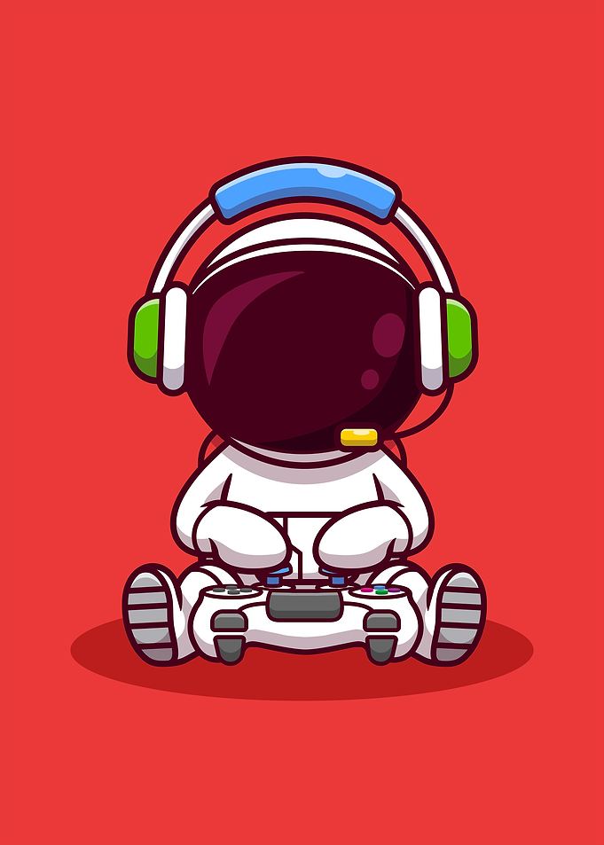 Kawaii Gamer Astronaut