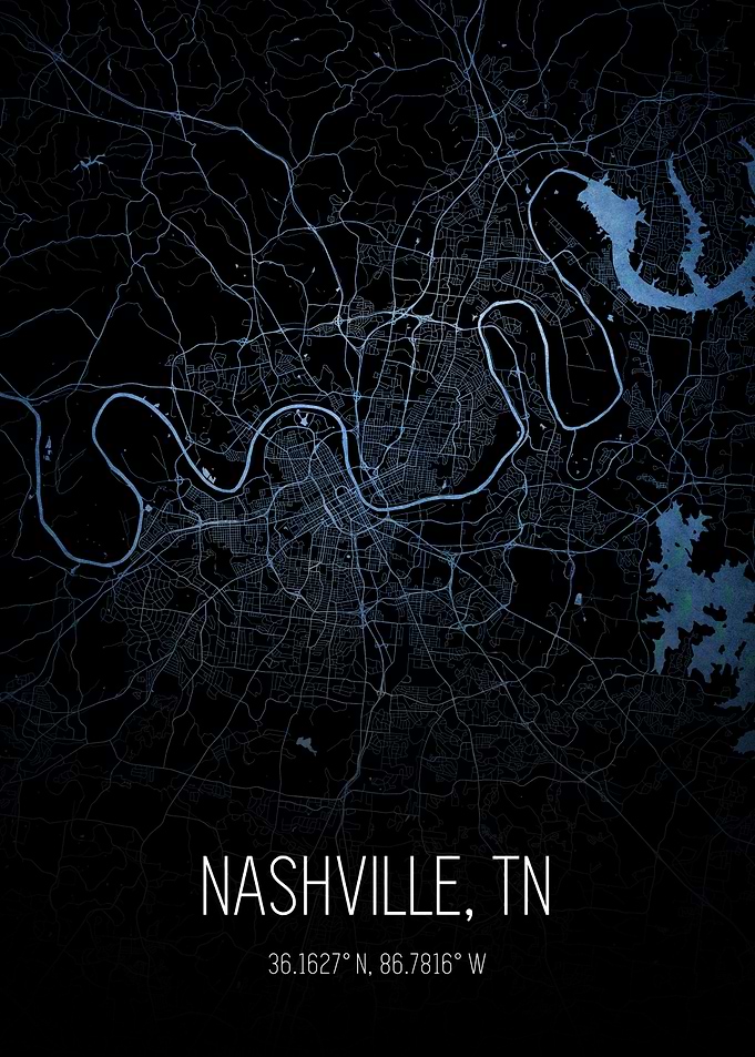 Nashville City Map