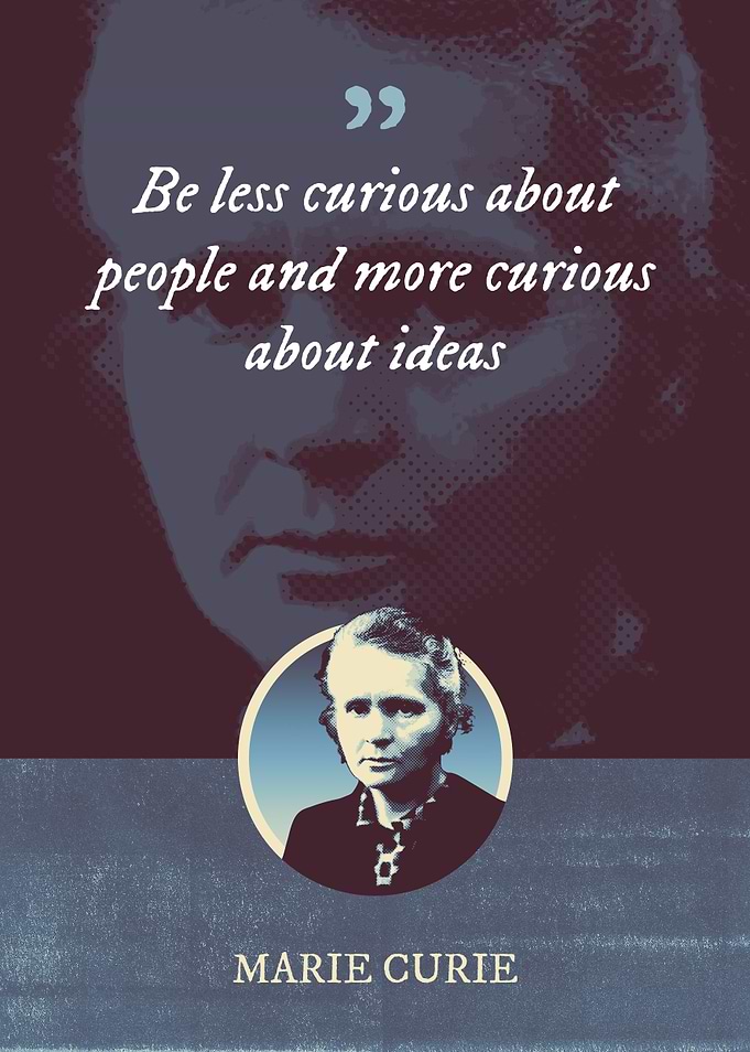 Be less curious about