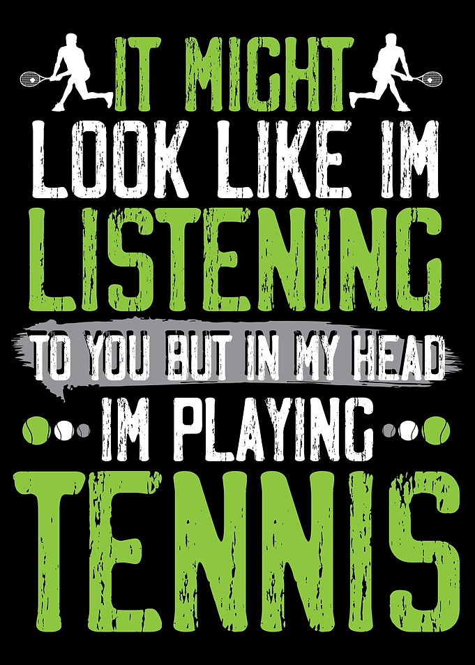 tennis player funny court