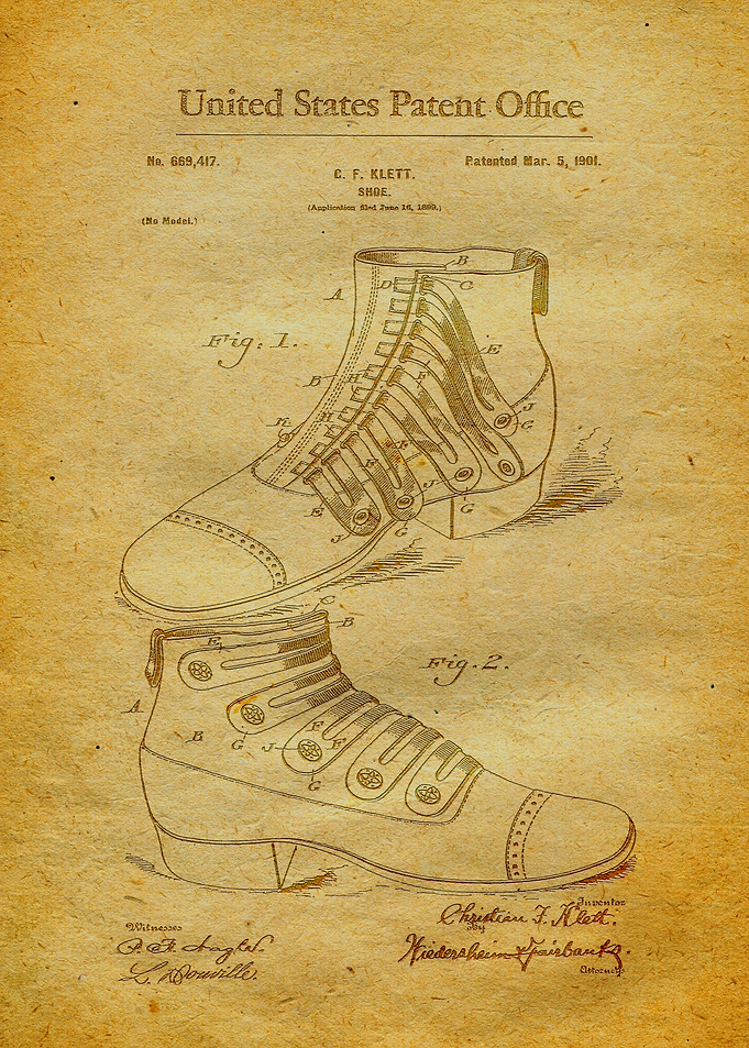 111 Shoe Patent 1901