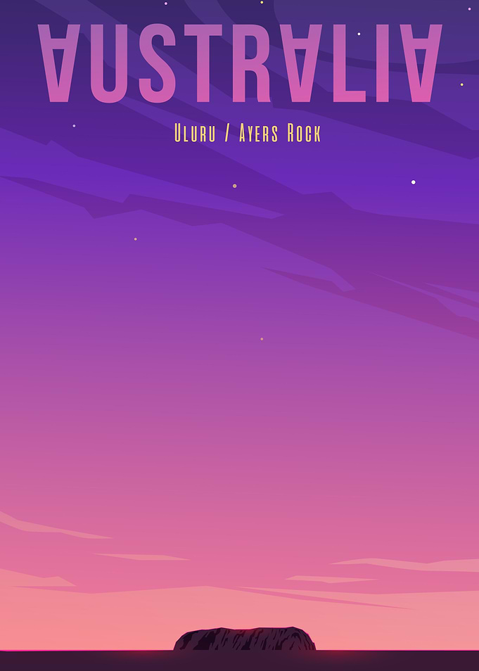 Australia Travel Poster