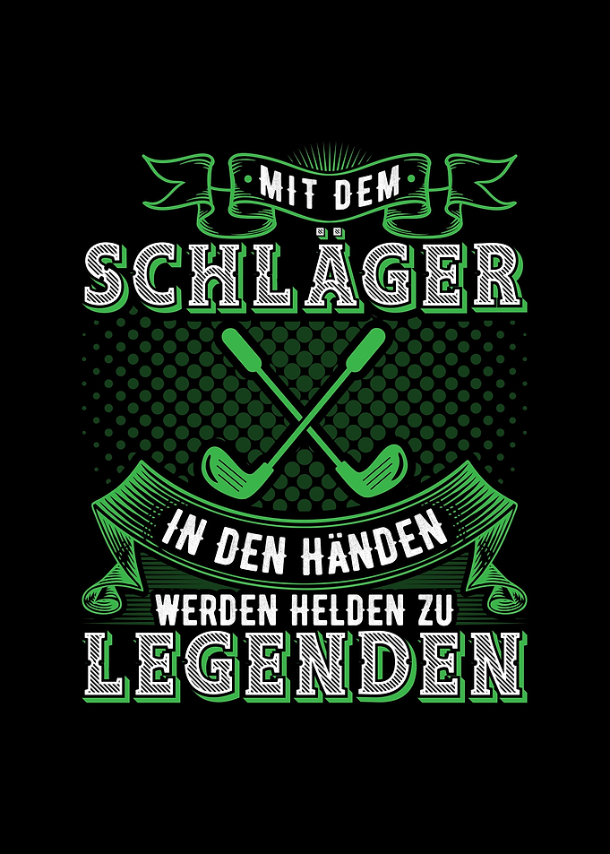 Helden Golf Golfspieler