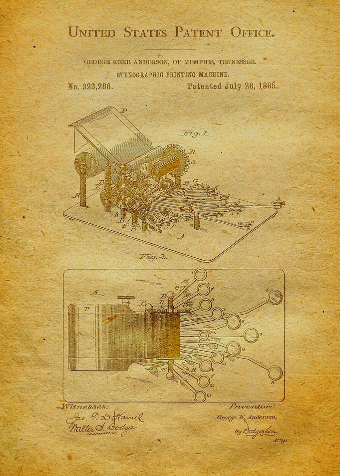 21 Stenographic Machine P