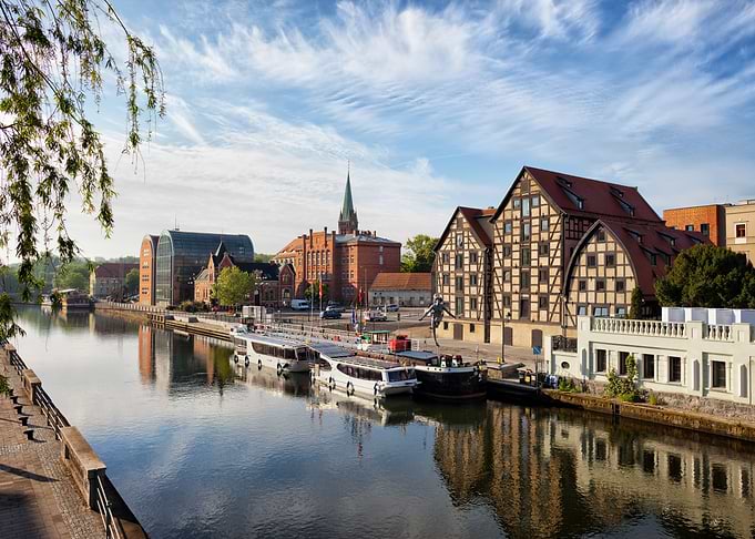 Bydgoszcz City in Poland