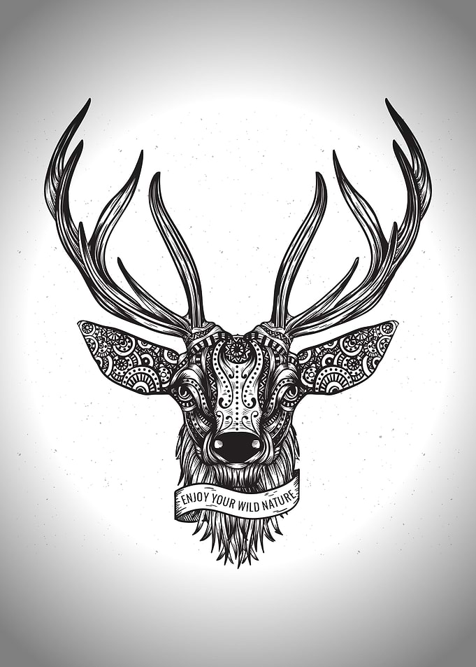 Mandala Deer