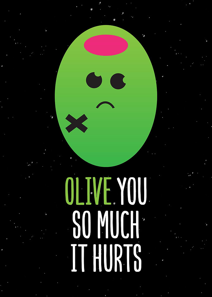 Olive You So Much Wall Art
