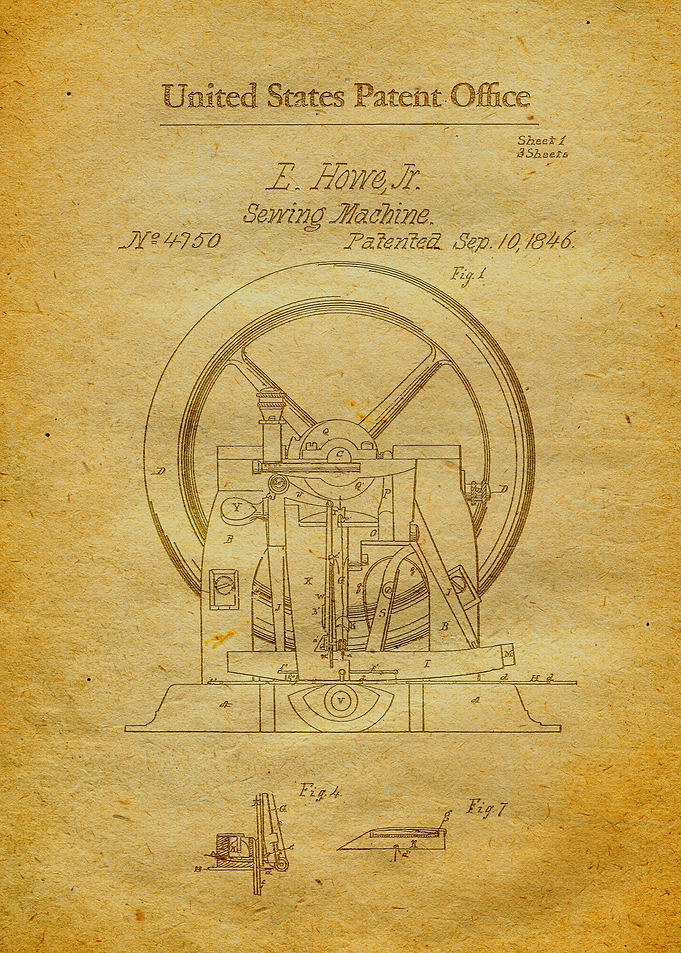 107 Sewing Machine Patent