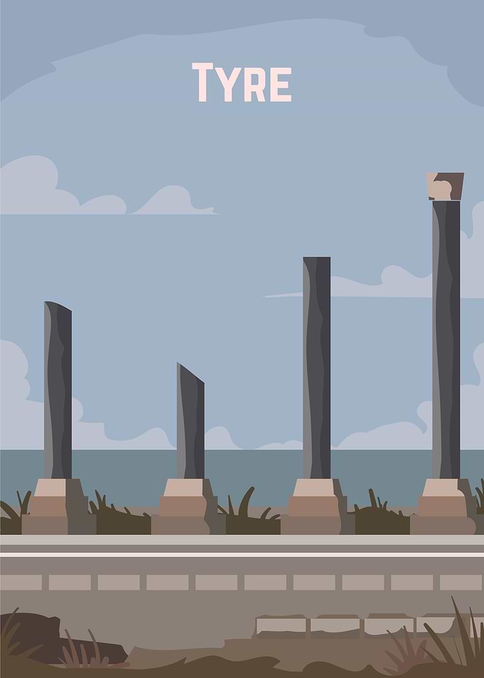 Tyre Retro Poster