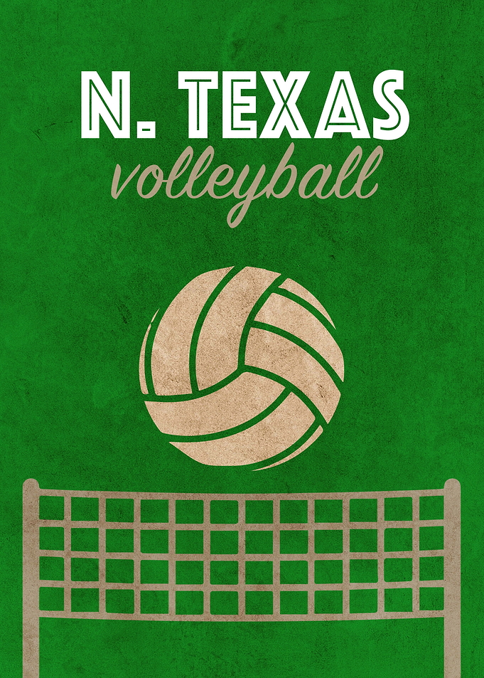 N Texas College Volleyball