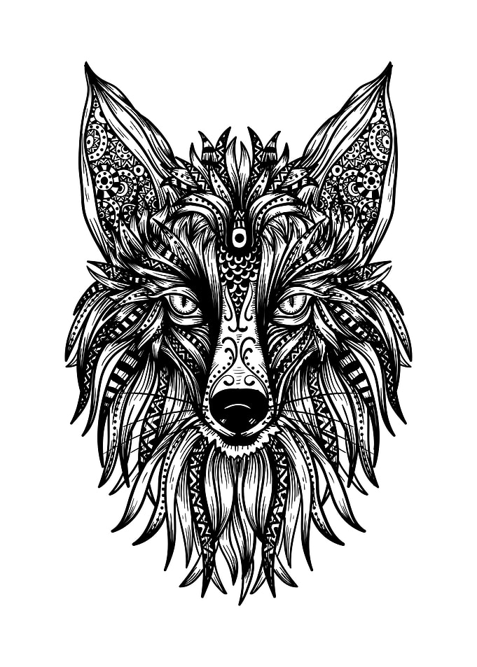 Mandala Fox