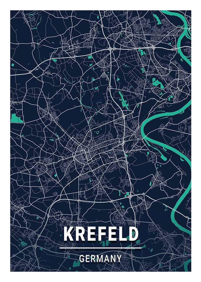 Krefeld Blue Dark Color