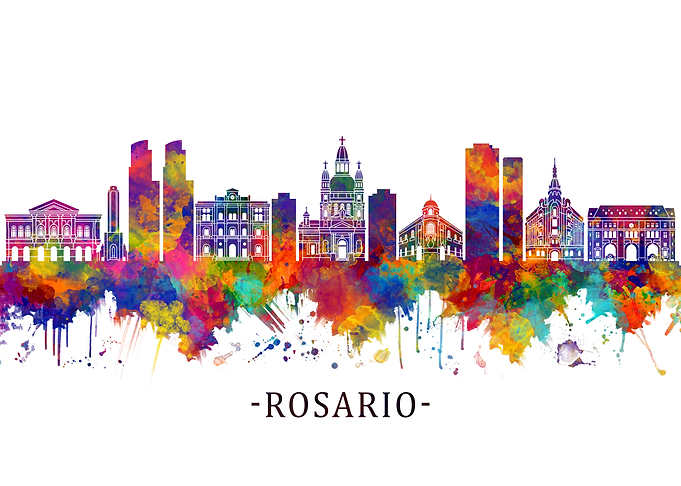 Rosario Argentina Skyline