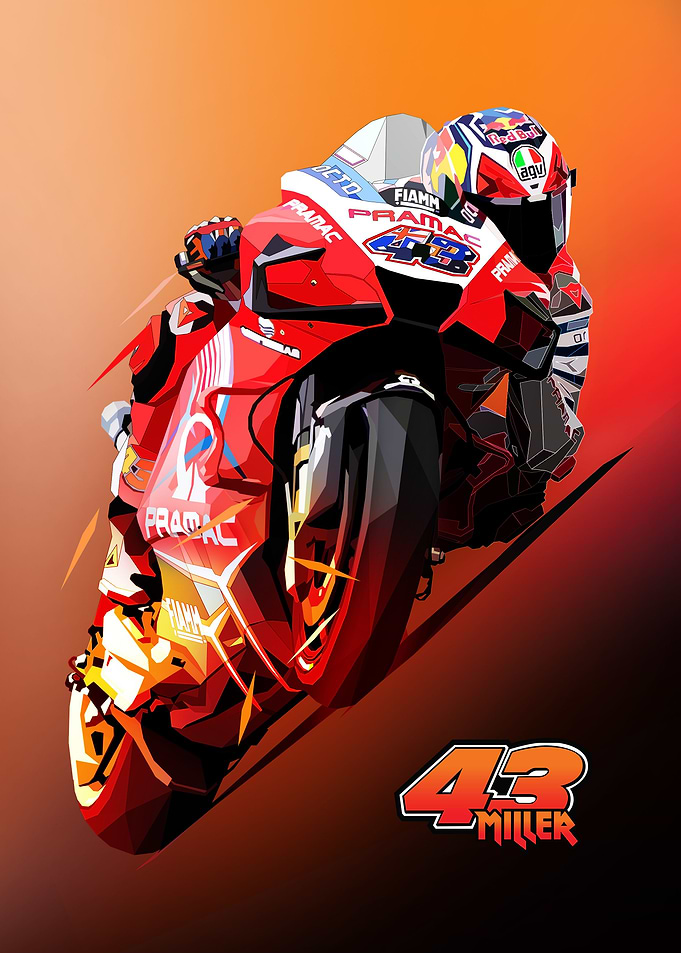 Jack Miller Low Poly